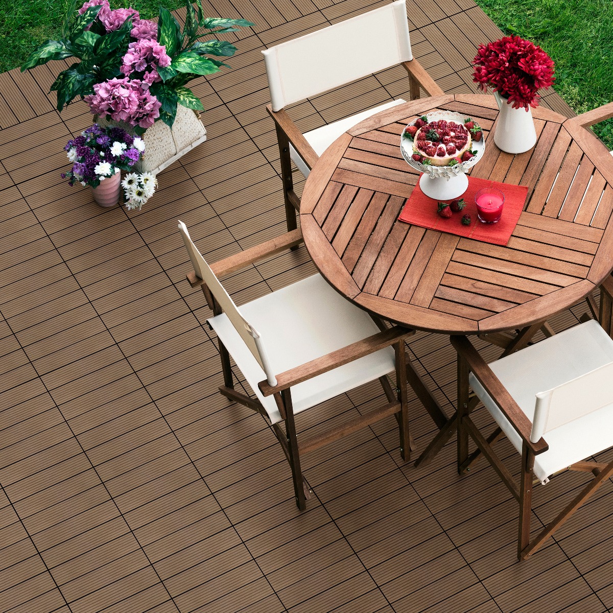 Cedar Deck Tiles