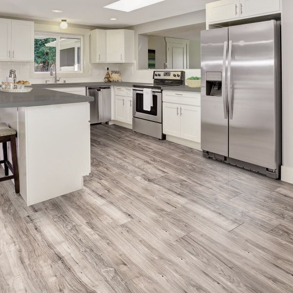Southern Gray Waterproof Laminate, Gray Laminate Flooring Kitchen